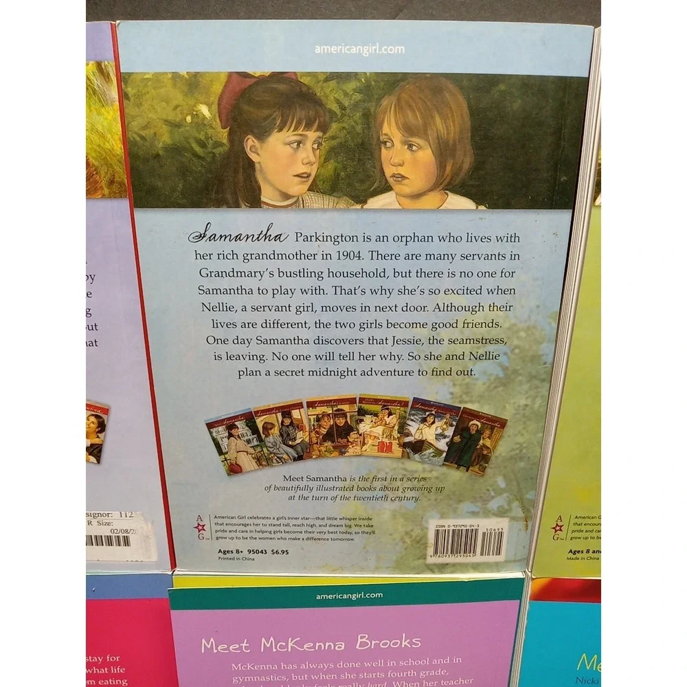 American Girl Paperback Book Lot Of 10 Meet Josephine Kit Felicity Kirsten More
